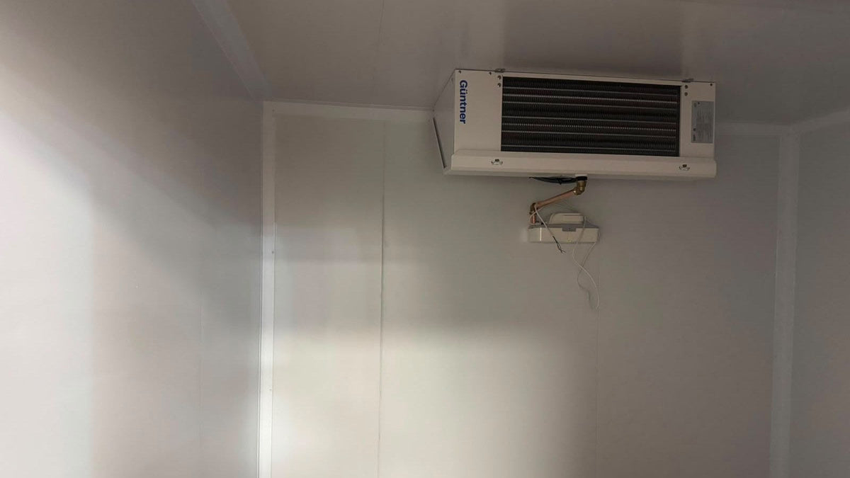 Cold room evaporator on a Climate Flow job in London