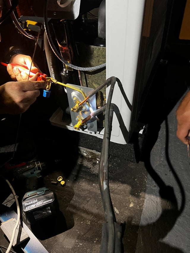 Cellar cooling pipework
